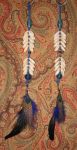 Cowry Hair Falls Blue-on-Blue