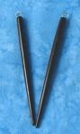 Hand Carved Black Bone Hair Sticks