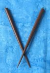 Wood Hair Sticks Medium Brown