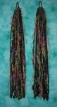 Black and Multicolor Yarn Hair Falls