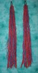 Red and Purple Yarn Hair Falls