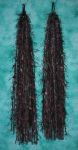 Purple and Black Yarn Hair Falls