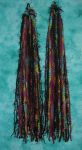 Plum & Rainbow Yarn Hair Falls